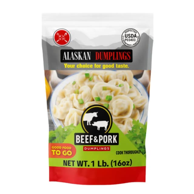 Alaskan Dumplings Beef & Pork